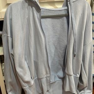 Light blue zip up